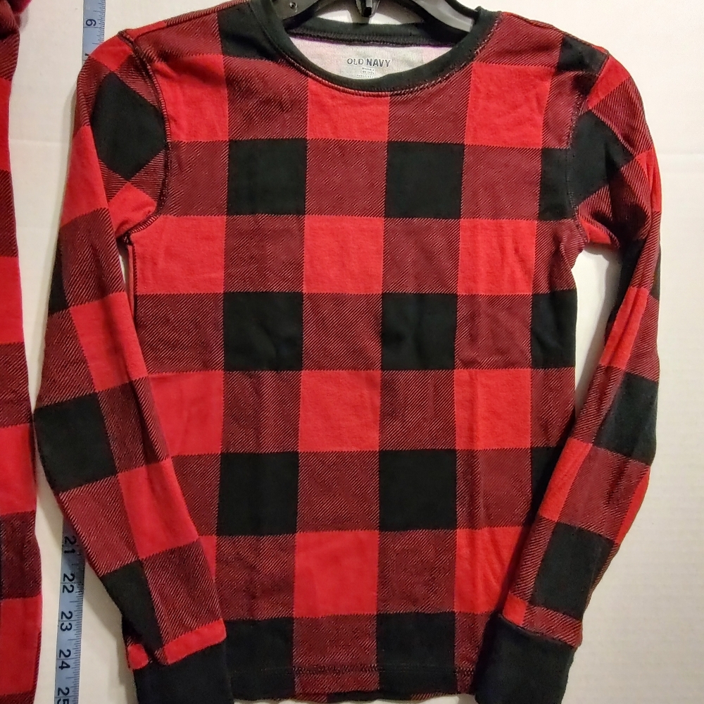 Buffalo Plaid Kids Unisex Pajamas XL